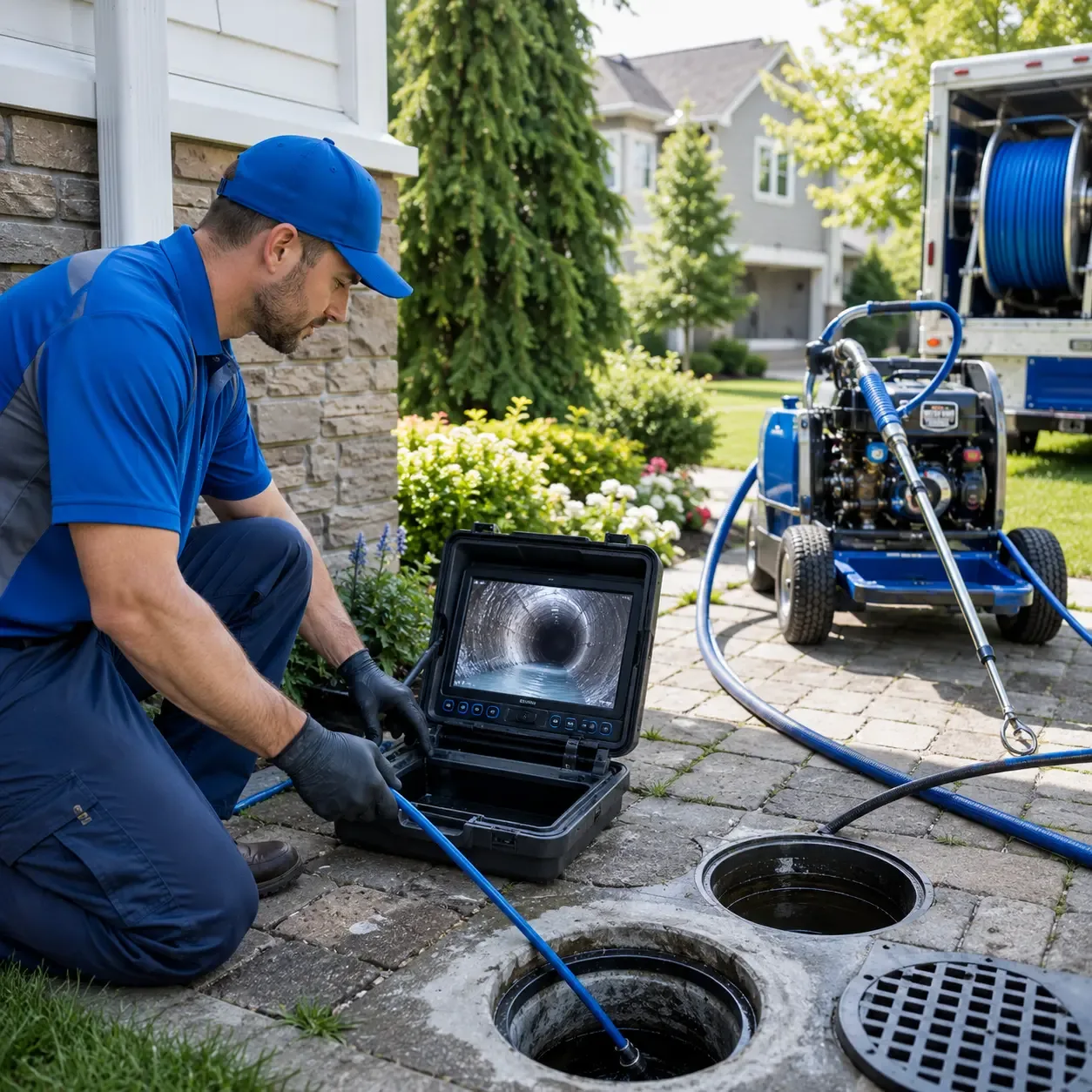 Outdoor drain cleaning professionals serving Osceola, PA